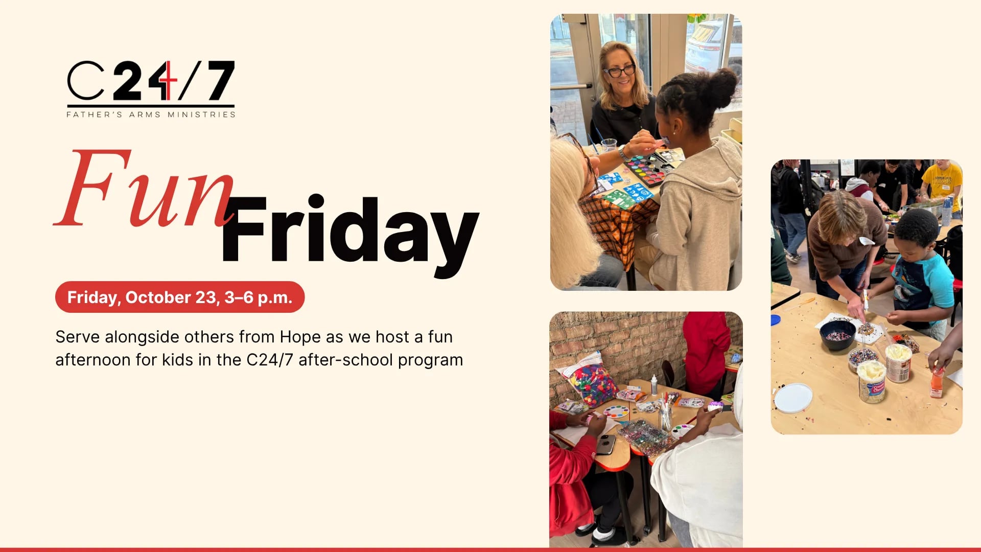Fun Friday event graphic