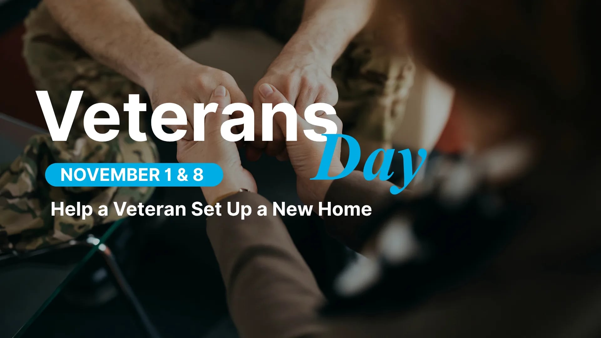 Veterans Day event graphic